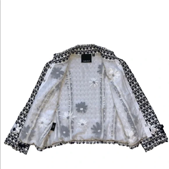 SOLD NWT Carlisle Canton tweed blazer jacket size 14 - Picture 3 of 5